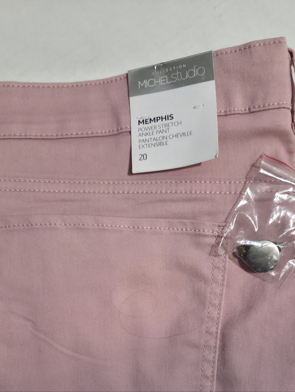 Pink Pants Size 20 Ladies by Michel Studio NWT Memphis Stretch